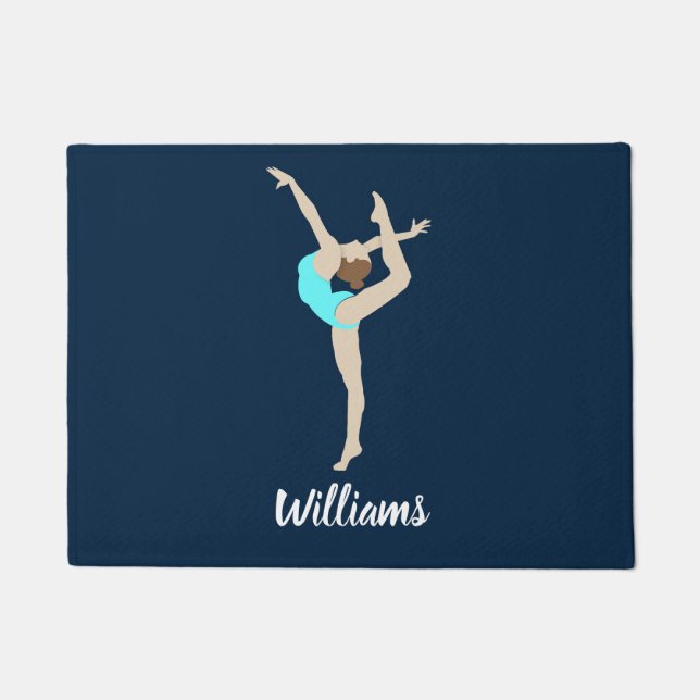 Gymnastin Fußmatte (Vorderseite)