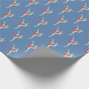 Gymnastin Geschenkpapier