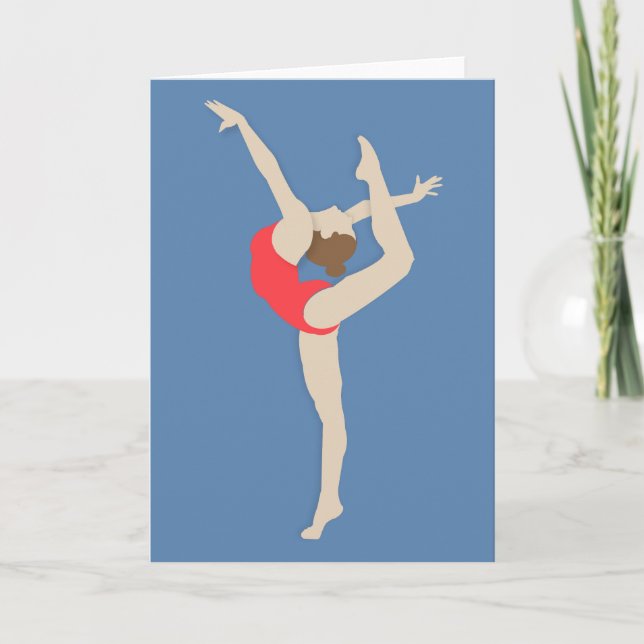 Gymnastin Karte (Vorderseite)