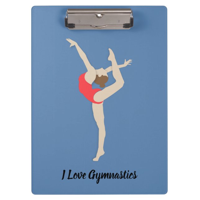 Gymnastin Klemmbrett (Vorderseite)