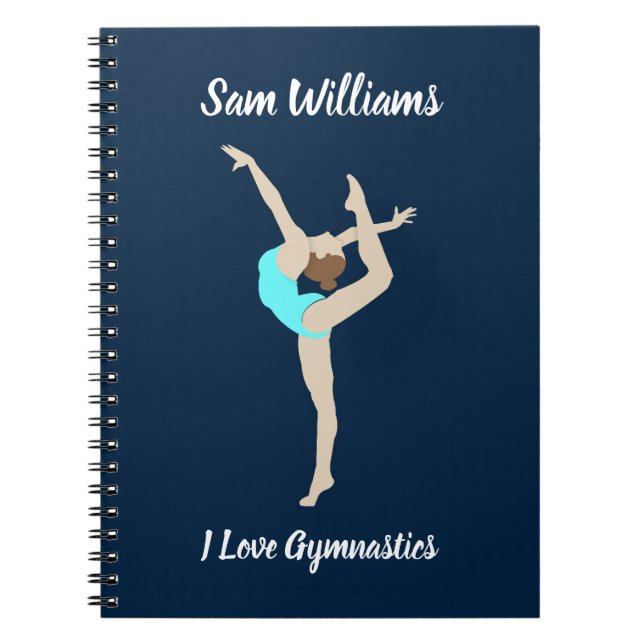 Gymnastin Notizblock (Vorderseite)