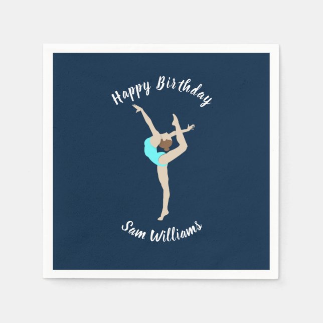 Gymnastin Serviette (Vorderseite)