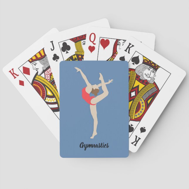 Gymnastin Spielkarten (Rückseite)