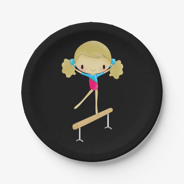 Gymnastische PapierTeller (Vorderseite)