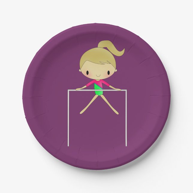 Gymnastische PapierTeller (Vorderseite)