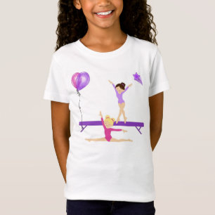 Gymnastisches T-Shirt der Mädchen