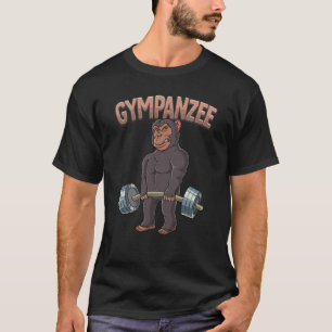 Gympanzee Schimpanse Gym Bodybuilding T-Shirt