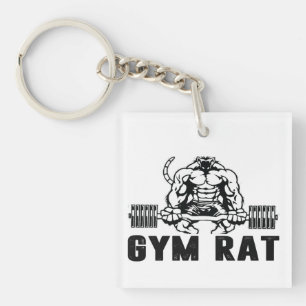 Gymratte Schlüsselanhänger