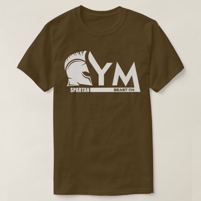 GymSpartanBeast OnGym Motivation Fitness Redewendu T-Shirt (Design vorne)