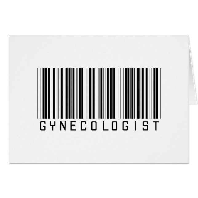 Gynäkologe-Bar-Code (Vorderseite (Horizontal))