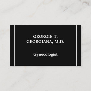 Gynäkologe Business Card Visitenkarte
