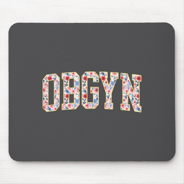 Gynäkologie - Entbindungs- und Geburtskrankenschwe Mousepad (Vorne)