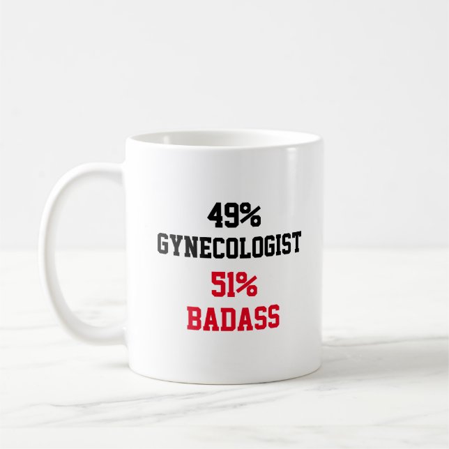 Gynäkologin Badass Kaffeetasse (Links)