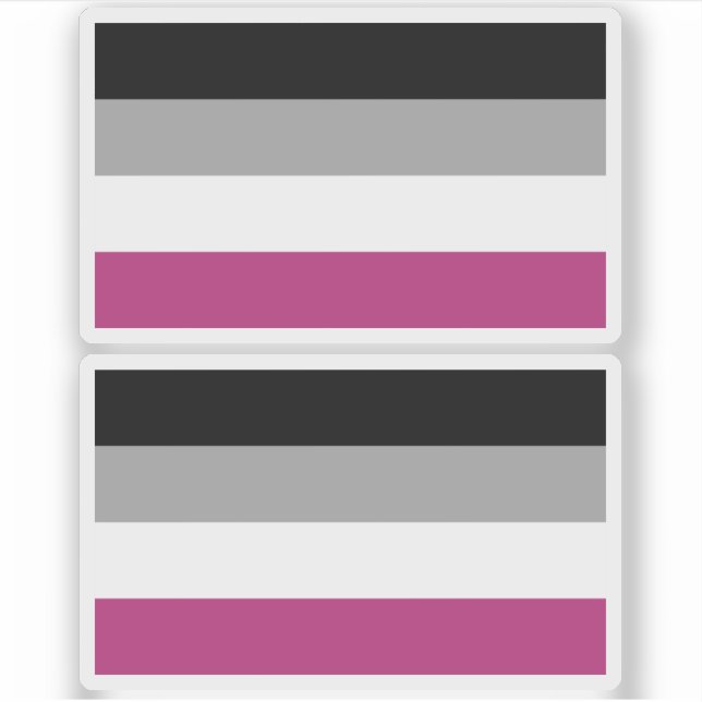 Gynephilia Pride Flag Aufkleber (Vorderseite)