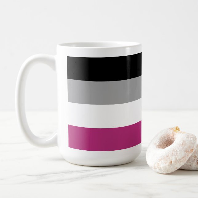 Gynephilia Pride Flag Kaffeetasse (Mit Donut)