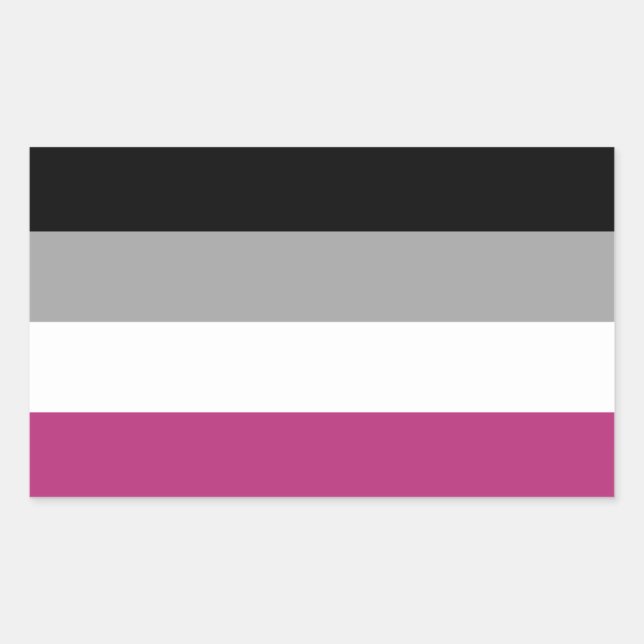 Gynephilia Pride Flag Rechteckiger Aufkleber (Vorderseite)