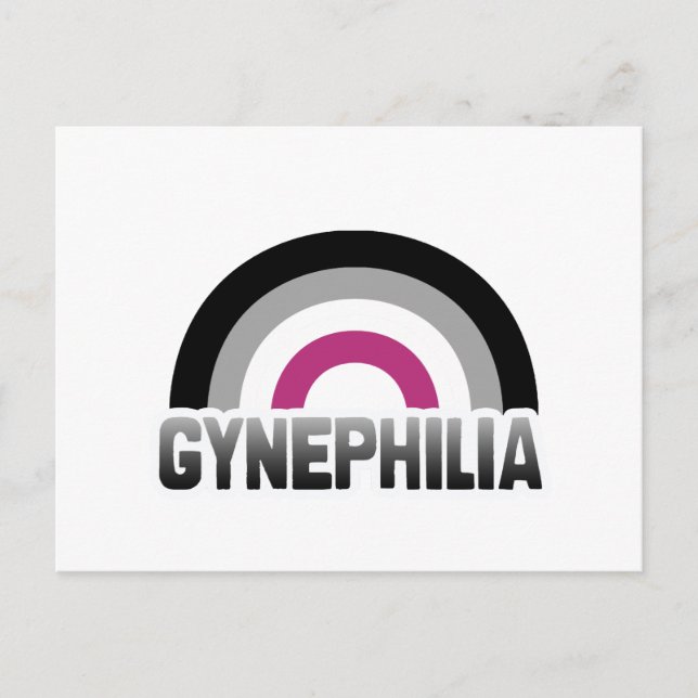 Gynephilia Pride Postkarte (Vorderseite)