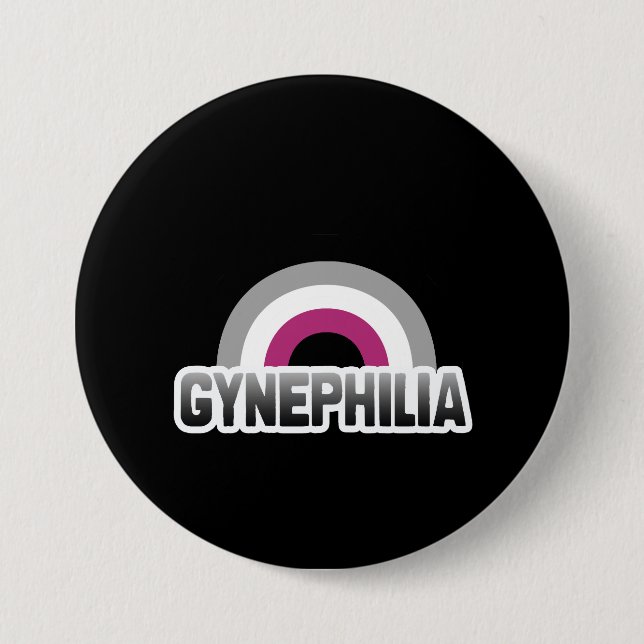 Gynephilie Stolz Button (Vorderseite)