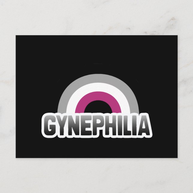 Gynephilie Stolz Postkarte (Vorderseite)