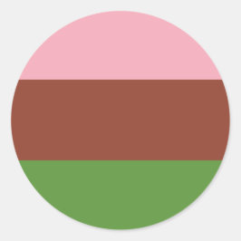 Gynesexual Pride Flag Runder Aufkleber