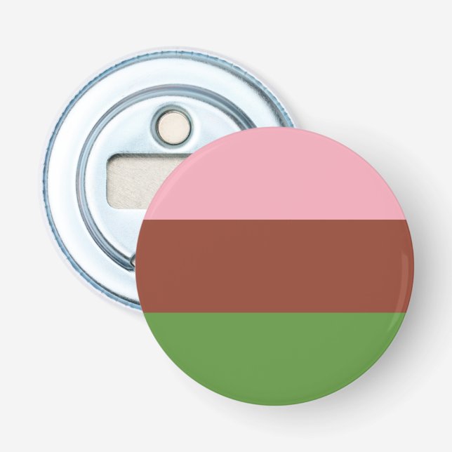 Gynosexual Pride Flag Flaschenöffner (Vorderseite)