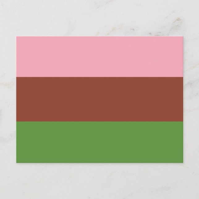Gynosexual Pride Flag Postkarte (Vorderseite)