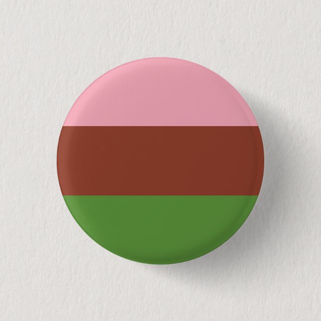 Gynosexuelle Pride-Flagge Button (Vorderseite)