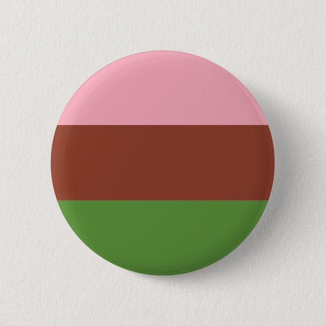 Gynosexuelle Pride-Flagge Button (Vorderseite)