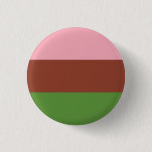 Gynosexuelle Pride-Flagge Button