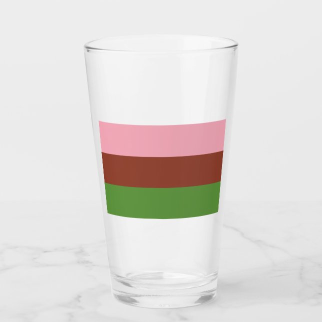 Gynosexueller Stolz Glas (Vorderseite)