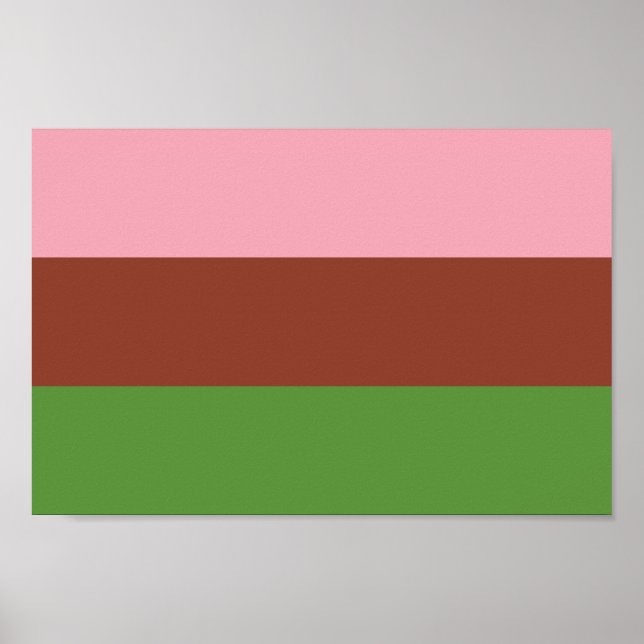 Gynosexueller Stolz Poster (Vorne)