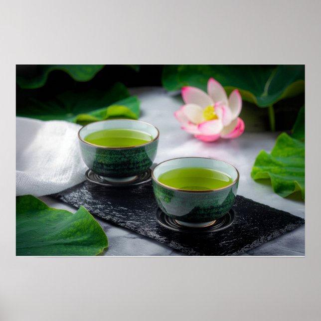 Gyokuro - Green Tea - ZEN BUDDHISM Poster (Vorne)