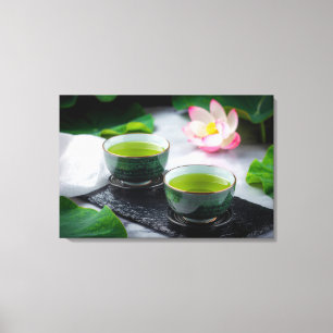 Gyokuro - Grüner Tee - ZEN BUDDHISMUS Leinwanddruck
