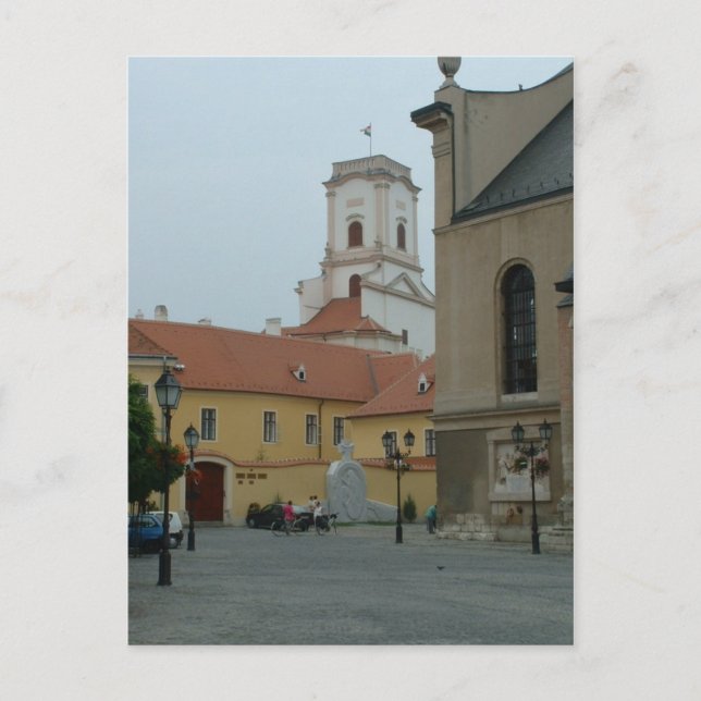 Győr Postkarte (Vorderseite)