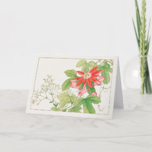 Gypsophila, Passion Blume von Tanigami Konan Karte