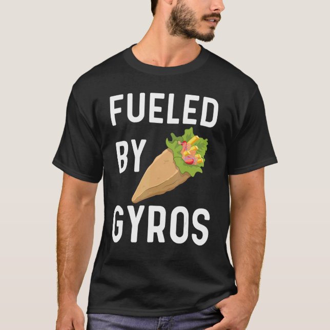 Gyros for Men Gyro Meat Pita Doner Kebab Foo T-Shirt (Vorderseite)