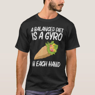 Gyros for Men Gyro Meat Pita Doner Kebab Foo T-Shirt