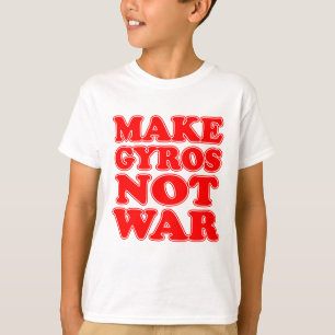 Gyros nicht Krieg T-Shirt