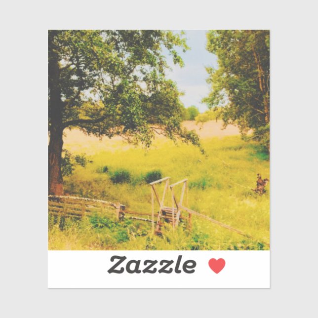 Gysinge Summer Field  Aufkleber (Blatt)