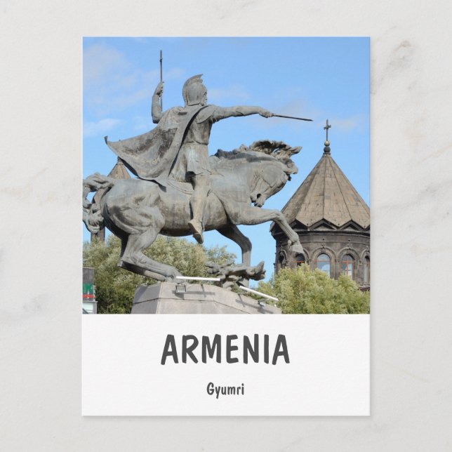 Gyumri in Armenien Postkarte (Vorderseite)