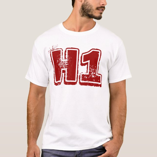 H1N1 T-Shirt (Vorderseite)