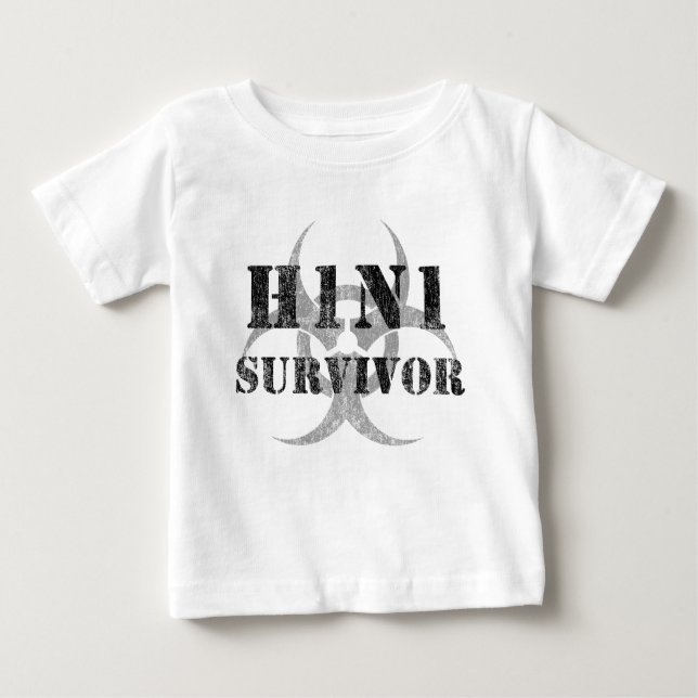 H1N1 Überlebender Baby T-shirt (Vorderseite)