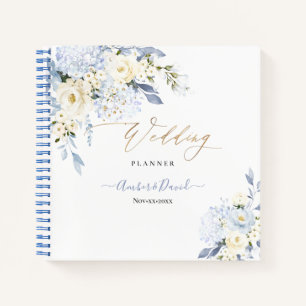 H2 BLAUE HYDE CREAM ROSEN HOCHZEITSPLANER NOTIZBUCH