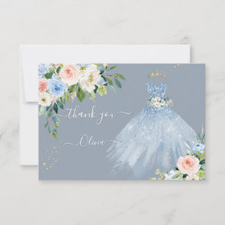 H2 Pink Blue Sparkling Quinceanera Kleid Vielen Da Einladung