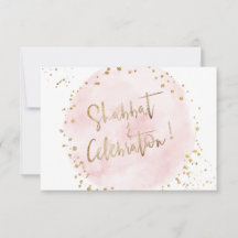 H2 Pink Cotton Schabbat Mitzwa-Feier