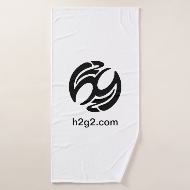 h2g2 Logo Badetücher Badehandtuch (Badehandtuch)