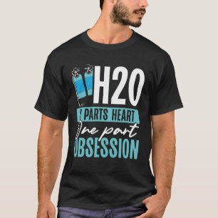H2o 2 Teile Herz 1 Teil Besessenheit Schwimmen T-Shirt