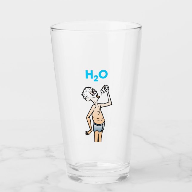 H2O Das dreistellige Menschenglas Glas (Vorderseite)