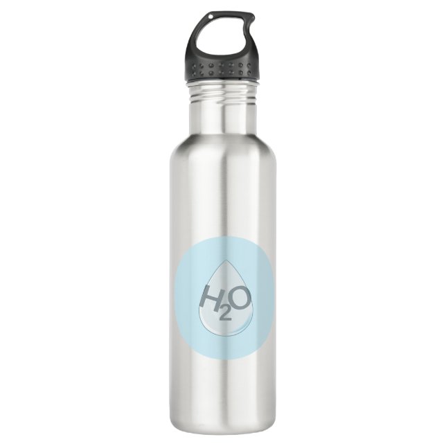 H2O Drop Edelstahlflasche (Vorderseite)