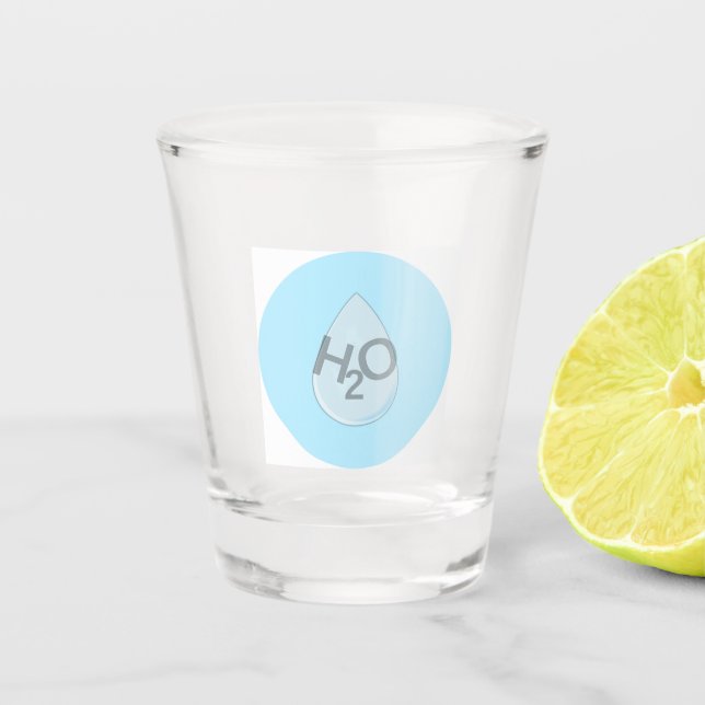 H2O Drop Schnapsglas (Vorderseite)